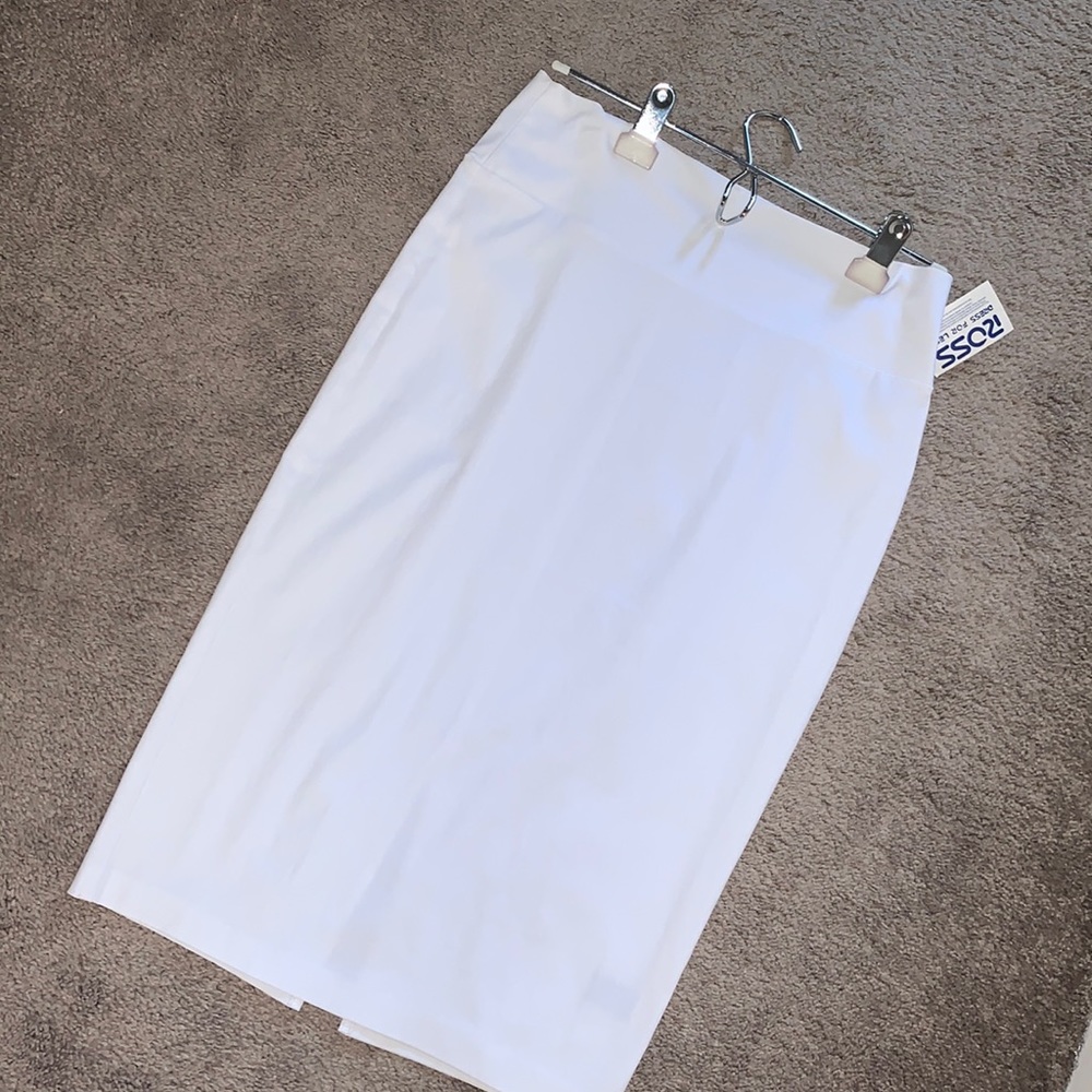 NWT White pencil skirt